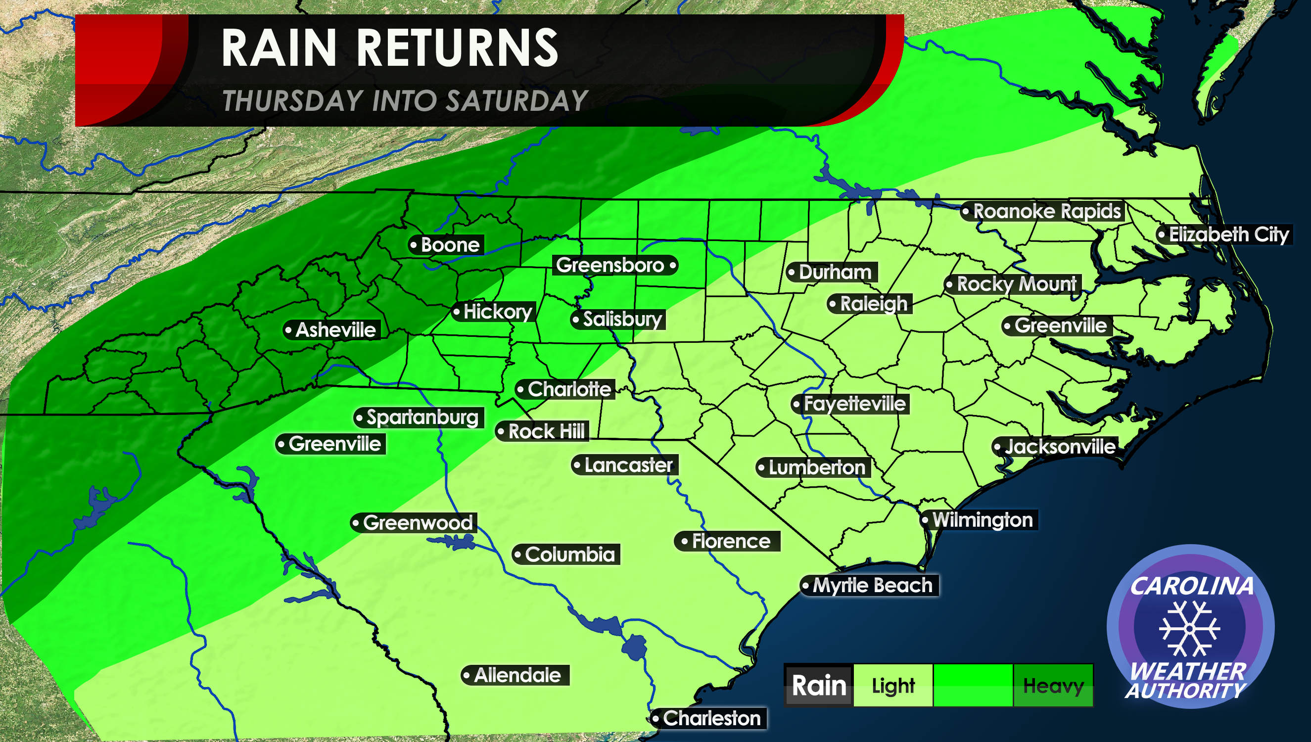 Rain Returns to the Carolinas - Carolina Weather Authority