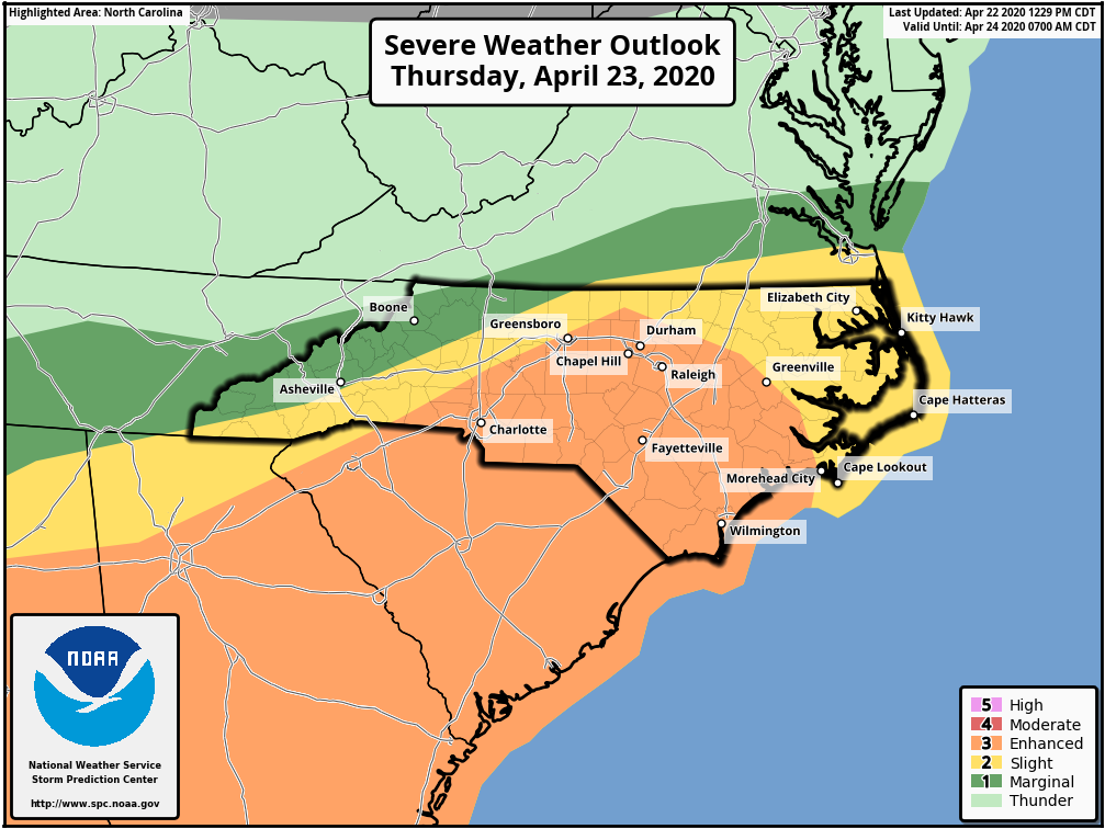 Damaging Storms and Tornadoes for the Carolinas Thursday - Carolina ...