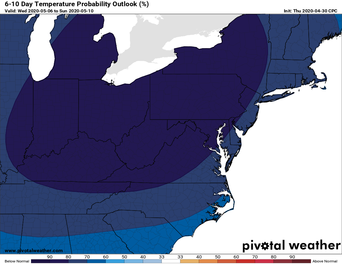 CPC 6-10 Day Outlook and Beyond Looks Chilly/Cold - Carolina Weather ...