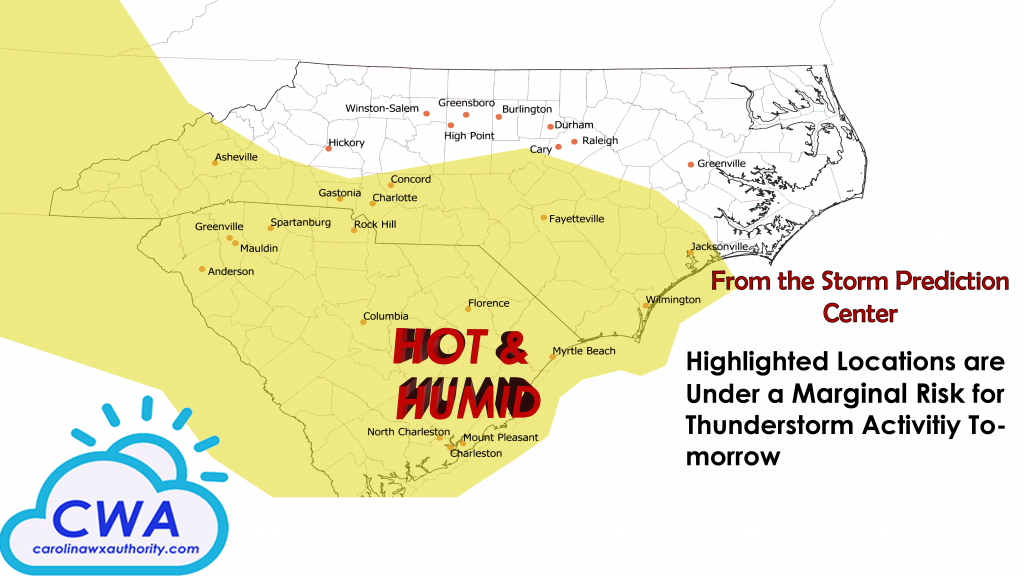 Storm Activity for South Carolina