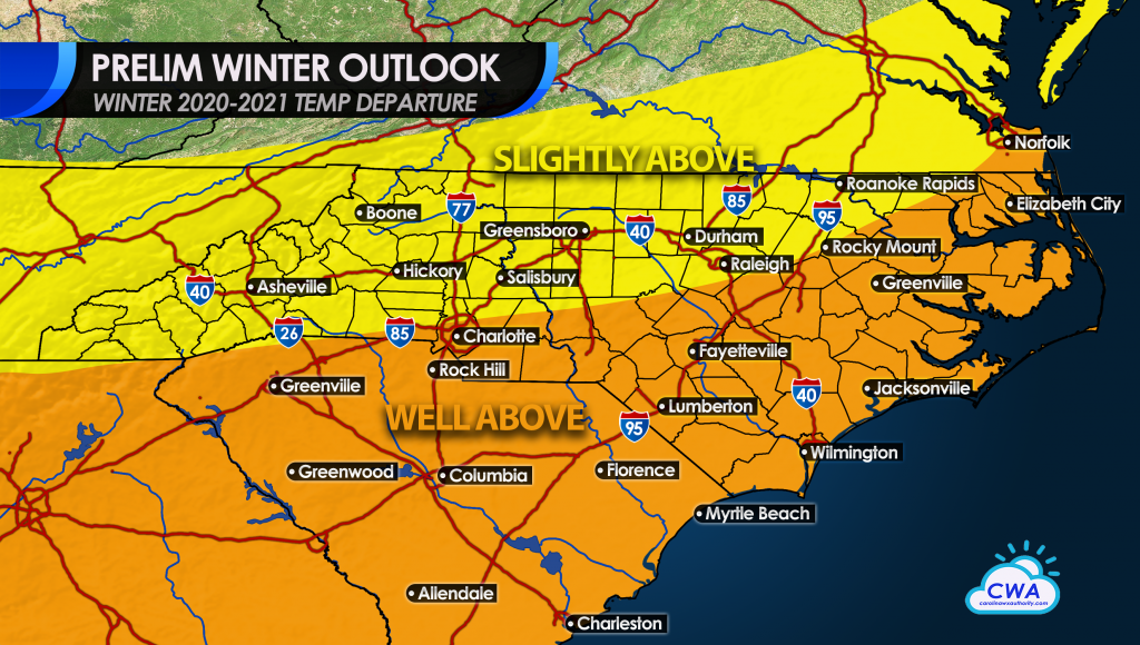Preliminary Winter 20202021 Outlook Favors Warm, Dry Conditions