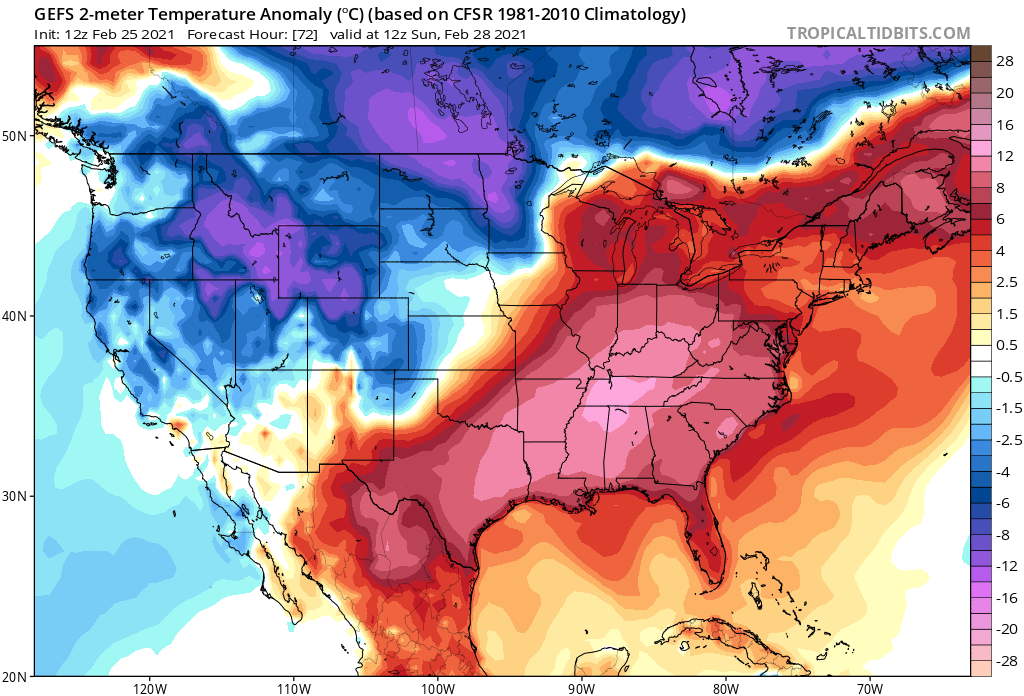 End of February to Flirt with Potential Record Highs - Carolina Weather ...