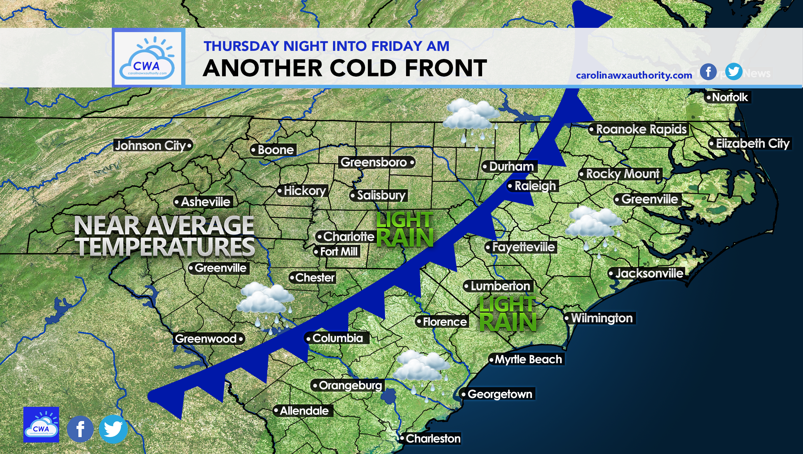 Another Cold Front This Week; Cold in Long-Range? - Carolina Weather ...