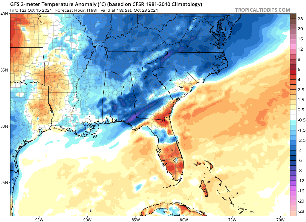 Another Cold Front Possible Next Weekend Also? - Carolina Weather Authority