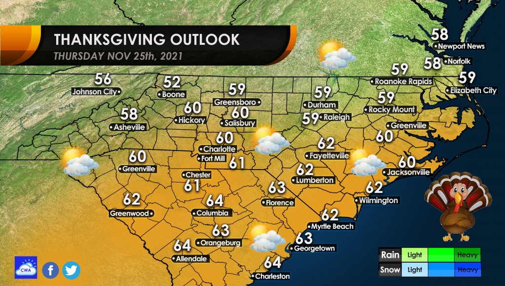 Thanksgiving Week Outlook Carolina Weather Authority