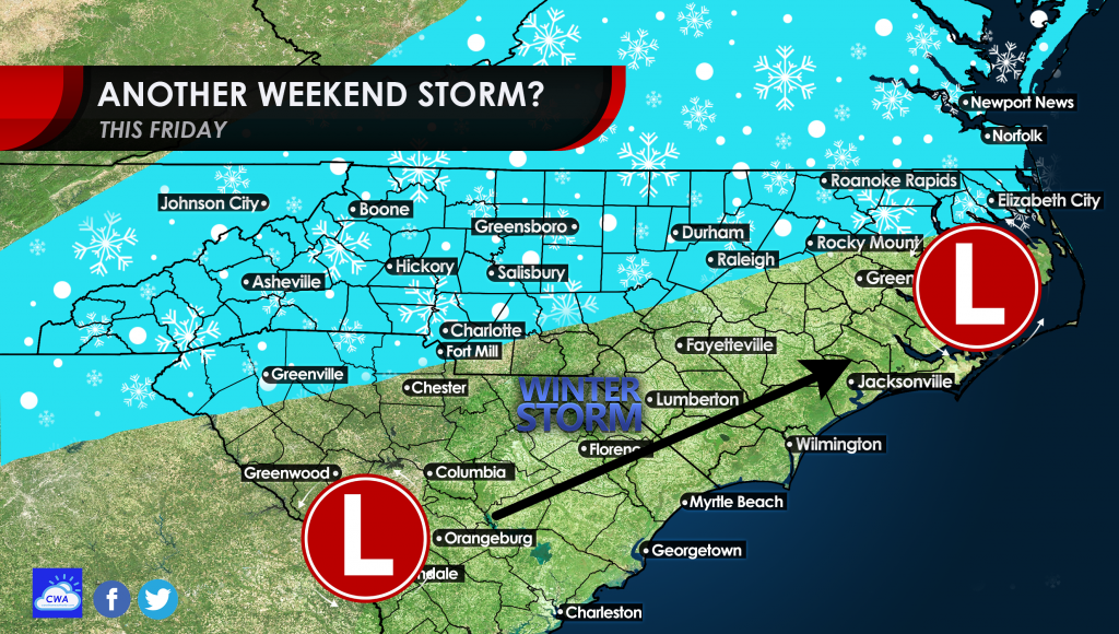 More Southern Snow this Weekend? - Carolina Weather Authority