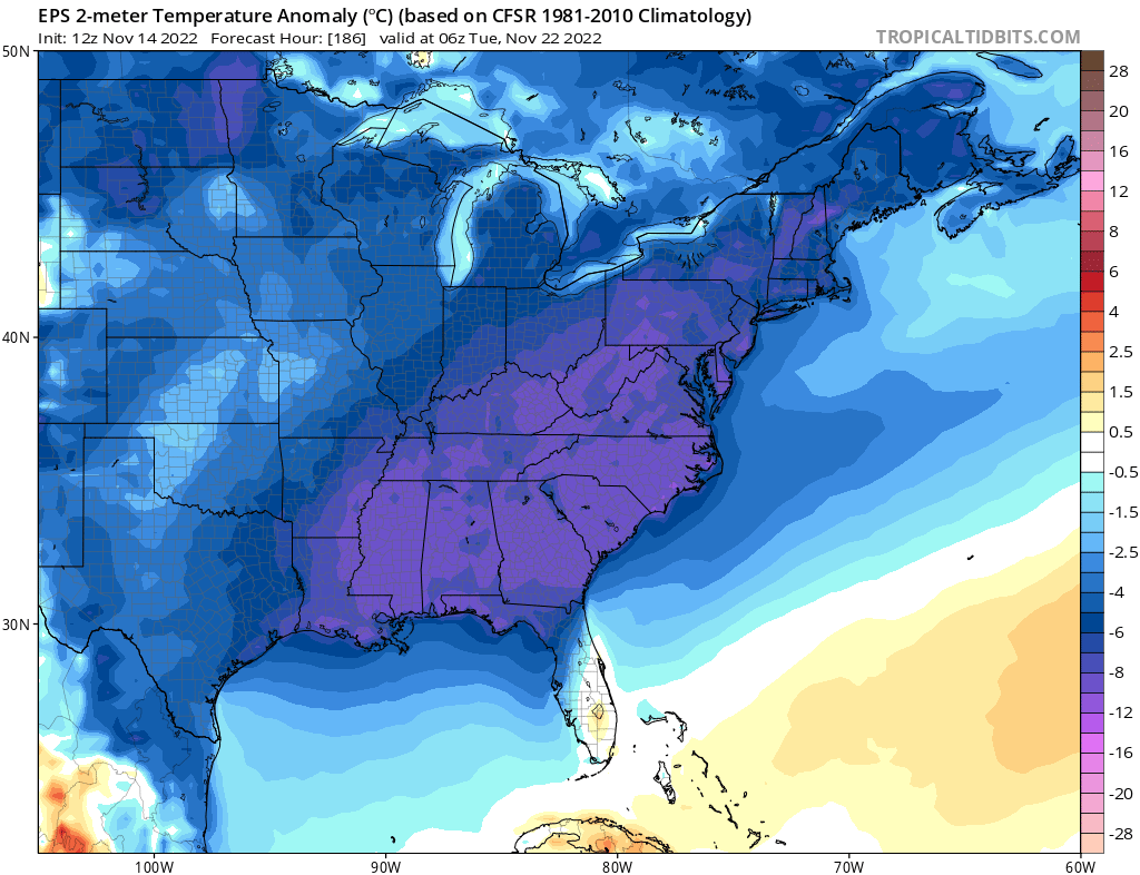 Cold Expected into Week of Thanksgiving Carolina Weather Authority