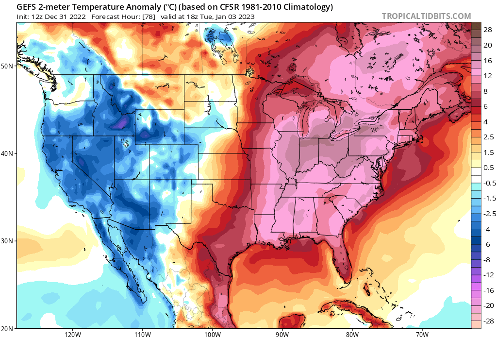 New Years Kicks off With Near Record Warmth for Some Carolina Weather Authority