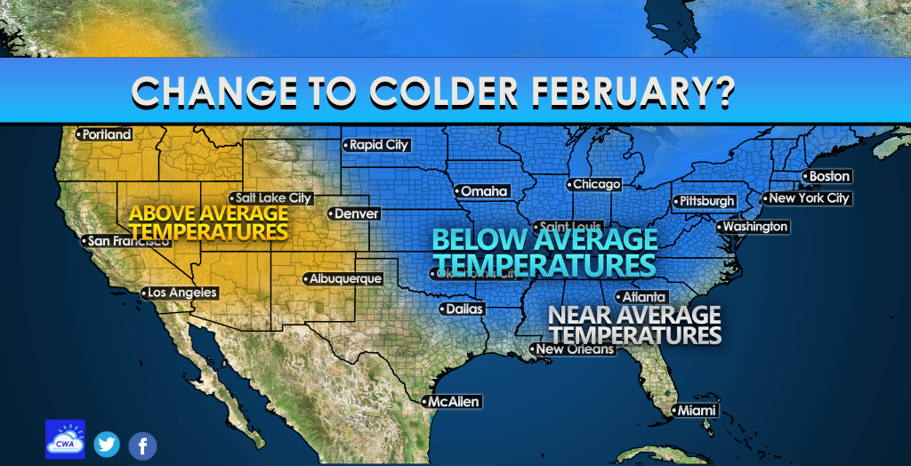 Will February Descend to Colder After a Warm January? Carolina