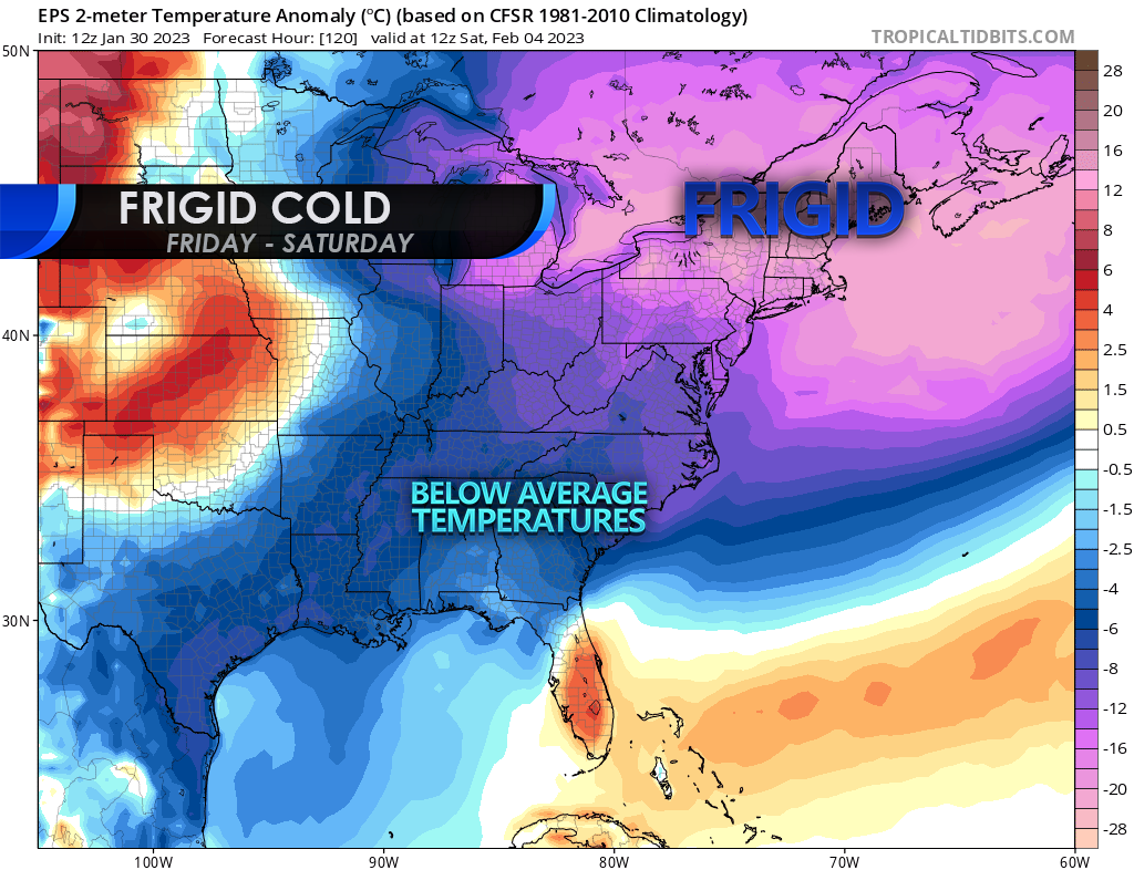 End of Week Set to See a Cold Snap; Rounds of Rain; Icestorm West Carolina Weather Authority