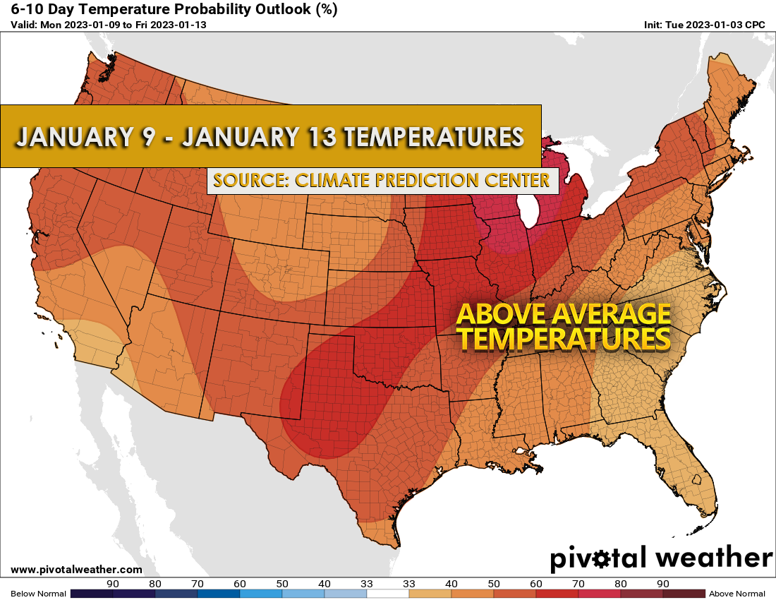 Warm First Half of January Expected for Many Carolina Weather Authority
