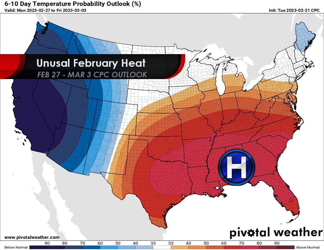 February Heat Continues Into March - Carolina Weather Authority