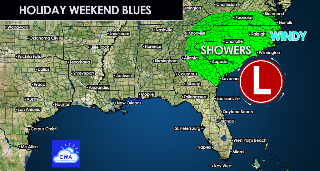 Holiday Weekend Could Be Singing the Blues This Year - Carolina Weather ...